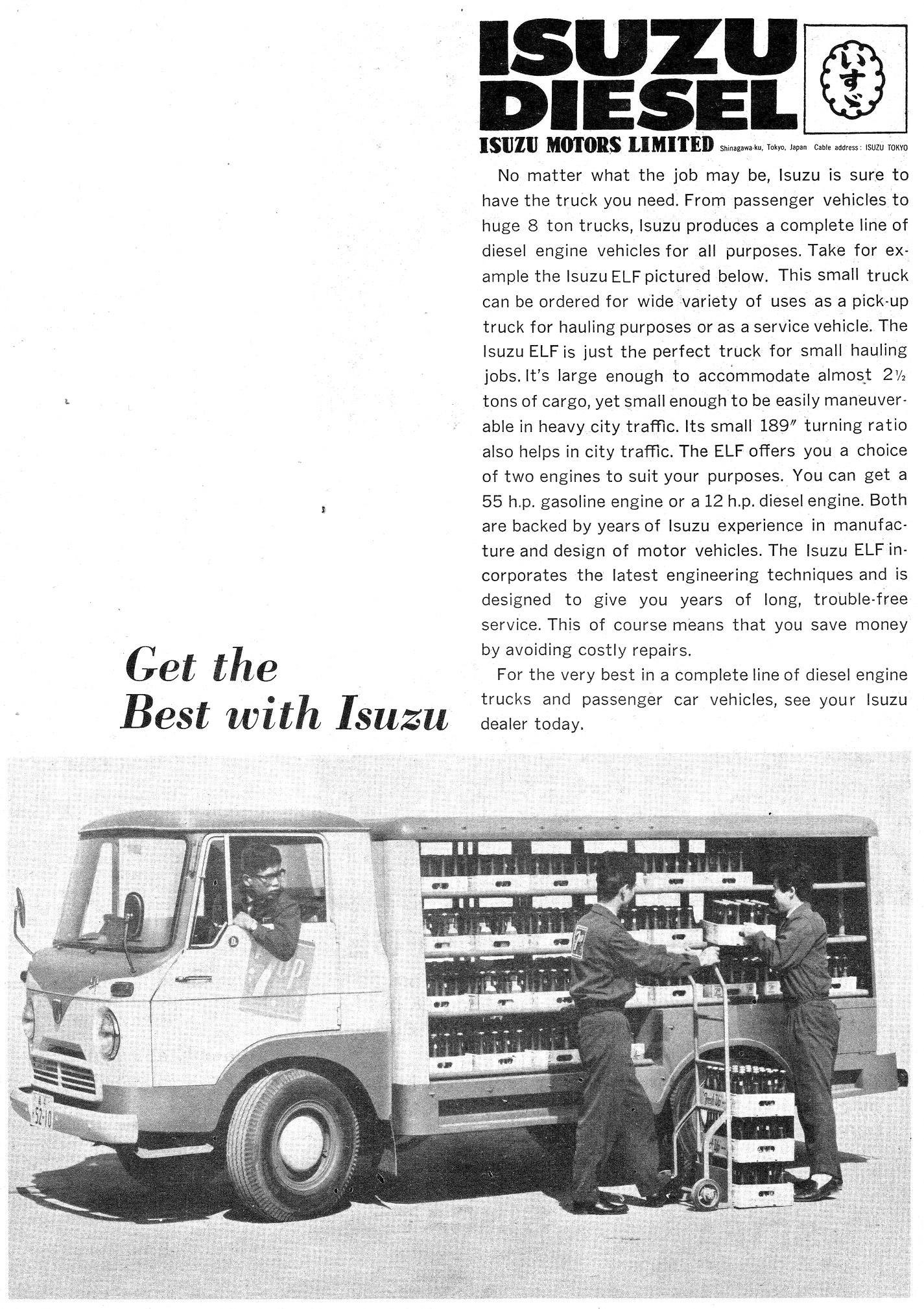 1963 Isuzu ELF Diesel Trucks